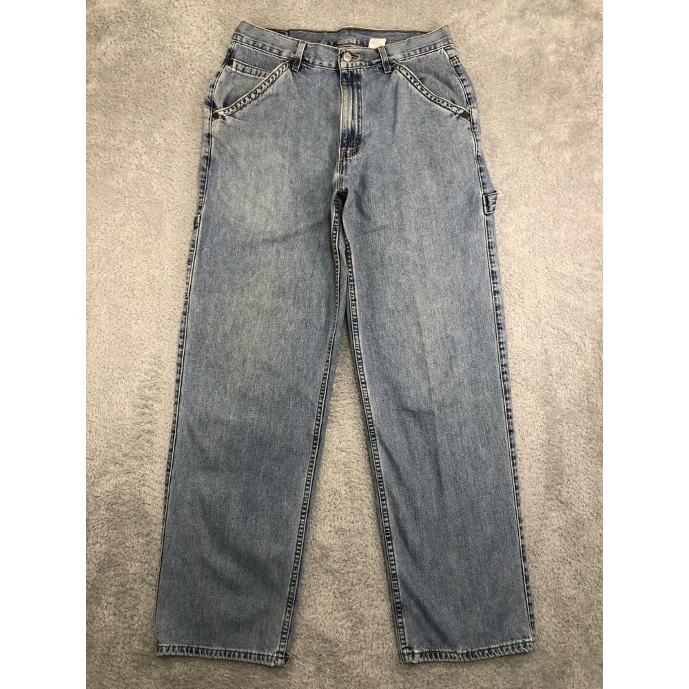 VTG Levis Carpenter Jeans Mens 33x32 Blue Made in USA Red Tab